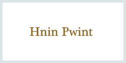 Hnin Pwint